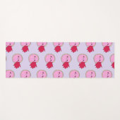 Tapis De Yoga Kawaii Jam Donut Mange-Moi (Devant (Horizontal))