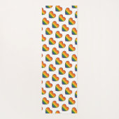 Tapis De Yoga Kawaii LGBTQ+ Pride Coeur (Dos)
