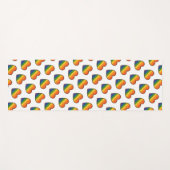 Tapis De Yoga Kawaii LGBTQ+ Pride Coeur (Devant (Horizontal))