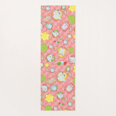 Tapis De Yoga Kawaii Penguins et Wagashi (Dos)