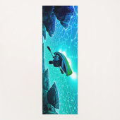 Tapis De Yoga Kayak dans la conception de l'eau brillante (Devant)