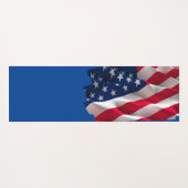 Tapis De Yoga keep calm affirmational quote and vibrant flag (Dos (Horizontal))