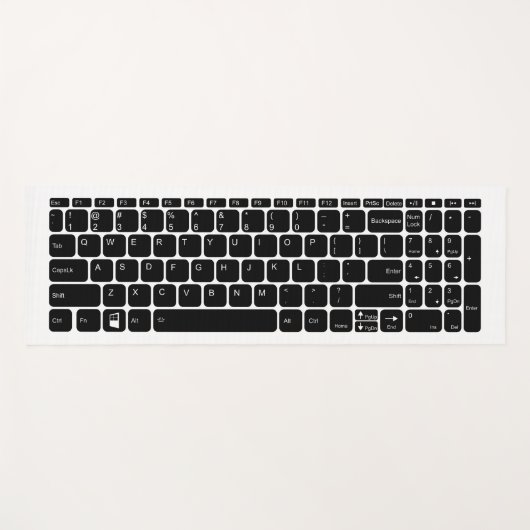 Tapis De Yoga Keyboard (Devant (Horizontal))