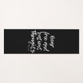 TAPIS DE YOGA KING LEAR SHAKESPEARE PENSÉES PATIENTES (Devant (Horizontal))