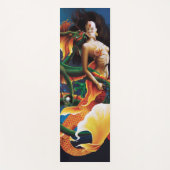Tapis De Yoga Koi Mermaid et Dragon (Devant)