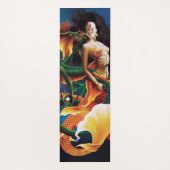 Tapis De Yoga Koi Mermaid et Dragon (Dos)