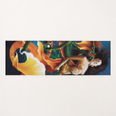 Tapis De Yoga Koi Mermaid et Dragon (Devant (Horizontal))