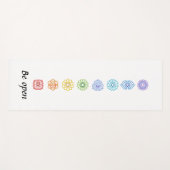 Tapis De Yoga Kundalini Yoga Chakras être ouvert (Devant (Horizontal))