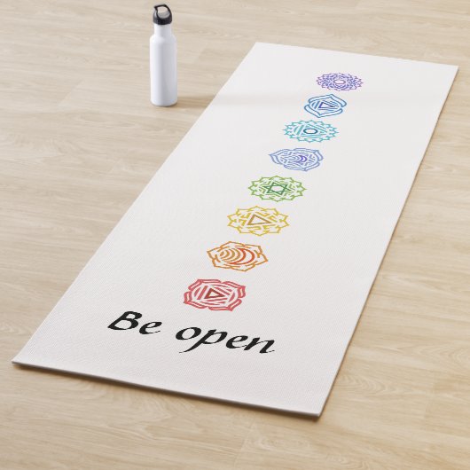 Tapis De Yoga Kundalini Yoga Chakras être ouvert (En situation)