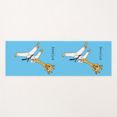 Tapis De Yoga Kung Fu giraffe (Devant (Horizontal))