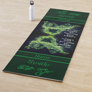Tapis De Yoga La Beauté Dans La Nature Vine Citation Inspirante