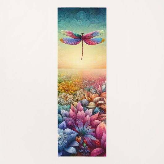 Tapis De Yoga La Danse de la libellule (Devant)