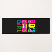 Tapis De Yoga La fille des années 80