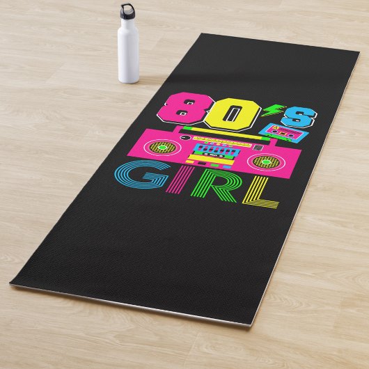 Tapis De Yoga La fille des années 80