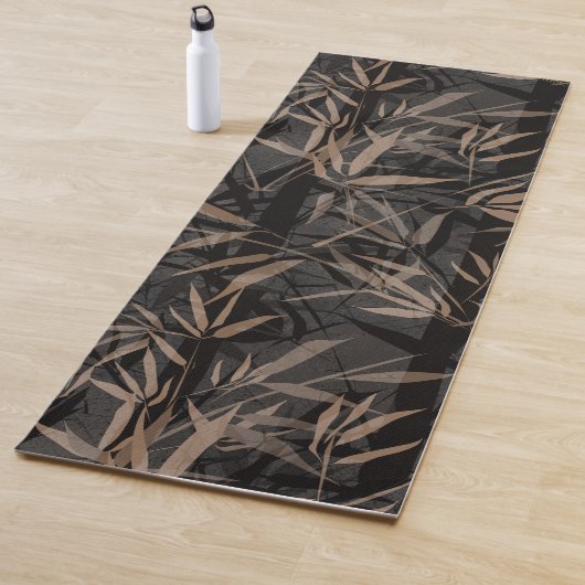 Tapis De Yoga La forêt de bambou. (En situation)