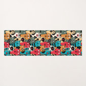 Tapis De Yoga La foule des chats (Dos (Horizontal))