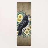 Tapis De Yoga La grâce et l'élégance du corbeau. (Dos)