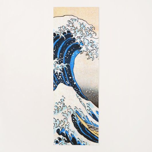 Tapis De Yoga La Grande Vague au large de Kanagawa, Hokusai (Devant)
