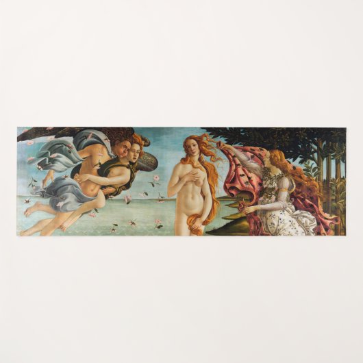 Tapis De Yoga La naissance de Vénus (détail), Sandro Botticelli (Devant (Horizontal))