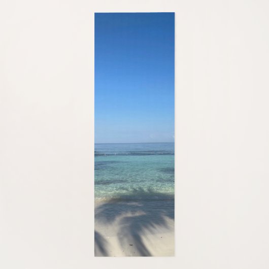 Tapis De Yoga La plage m'appelle personnalisée (Dos)