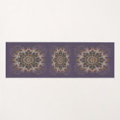 Tapis De Yoga La réfraction pura cravate-in de fil pilé (Devant (Horizontal))