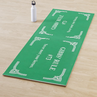 Tapis De Yoga la règle 73 de Gibbs