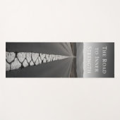 Tapis De Yoga La route vers la force intérieure (Devant (Horizontal))