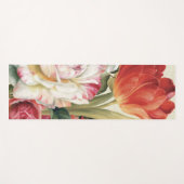 Tapis De Yoga La vue de jardin a jeté des fleurs en l'air (Devant (Horizontal))