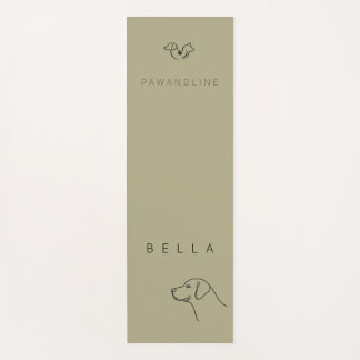 Tapis de Yoga Labrador Luxe | Nom Personnalisé