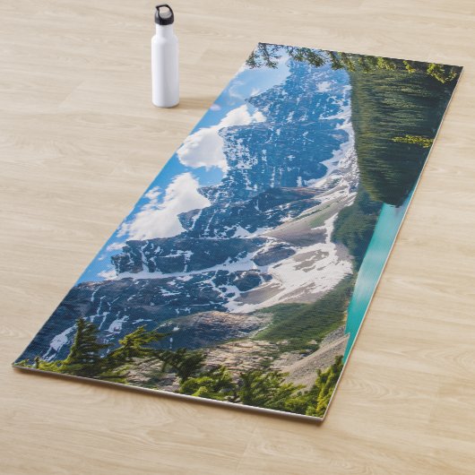 Tapis De Yoga Lac Moraine, parc national Banff (En situation)