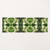 Tapis De Yoga Ladybug sur blanc Dogwood Fleur Nature Abstraite (Devant (Horizontal))