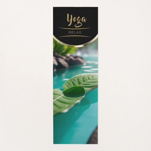 Tapis De Yoga Lagon Bleu - Yoga Mat (Devant)