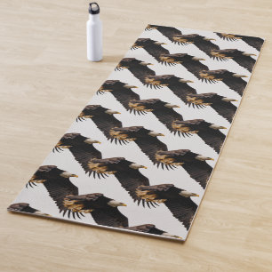 Tapis De Yoga L'aigle à tête blanche prend le ciel