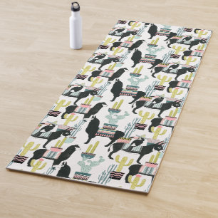 Tapis De Yoga Laissez-nous taco au sujet de motif de lama et