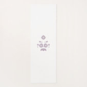 Tapis De Yoga Lait blanc classique Rose décoratif (Dos)