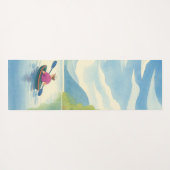 Tapis De Yoga Lake Kayak Matching Left Watercolor (Dos (Horizontal))