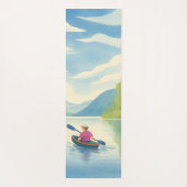Tapis De Yoga Lake Kayak Matching Left Watercolor (Dos)