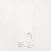 Tapis De Yoga Lapin courageux (Devant)
