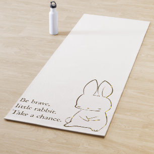 Tapis De Yoga Lapin courageux
