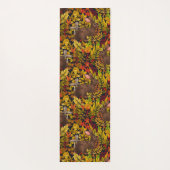 Tapis De Yoga Lapin d'automne en noir (Dos)