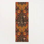 Tapis De Yoga Lapin d'automne sur brun (Dos)