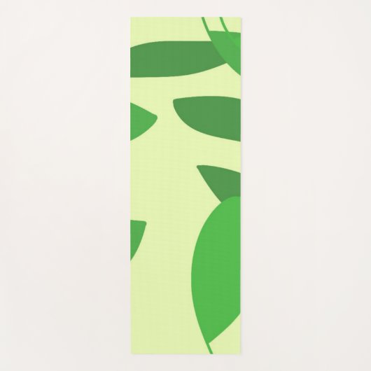 Tapis De Yoga L'art abstrait feuille (Devant)