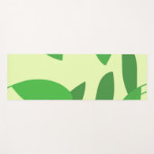 Tapis De Yoga L'art abstrait feuille (Devant (Horizontal))