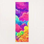 Tapis De Yoga L'Art Cloudscape coloré (Dos)