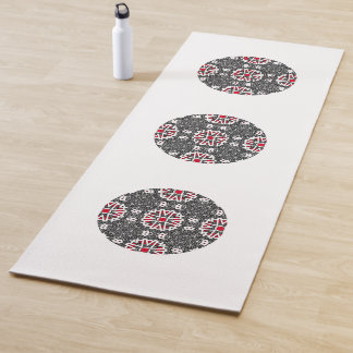 Tapis De Yoga L'art kaléidoscope du seizième volume dix-huit