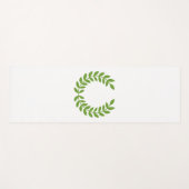 Tapis De Yoga Laurel Wreath (Symbole grec ancien) (Devant (Horizontal))