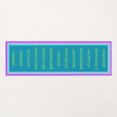 Tapis De Yoga Lavande avec Shri (Dos (Horizontal))