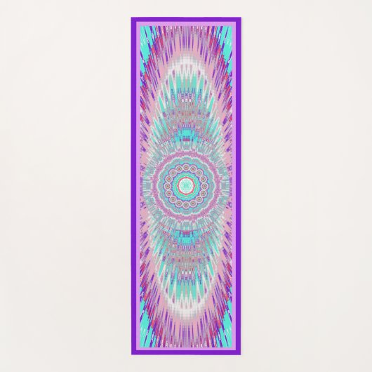 Tapis De Yoga Lavande avec Shri (Devant)