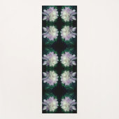 Tapis De Yoga Lavande Peony Fleur En Fleur Abstrait (Devant)