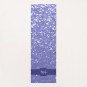 Tapis De Yoga Lavande violet scintille parties scintillant bling (Devant)